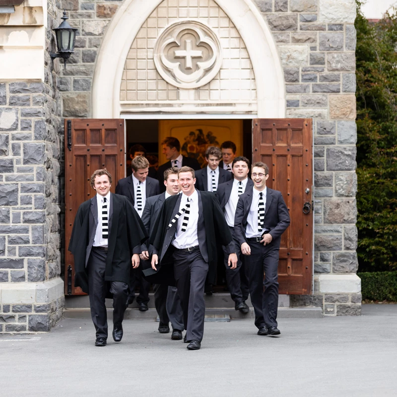 Study Christs College Boys Walking