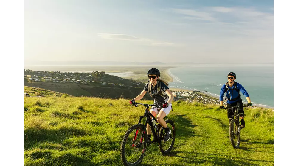 Hero Christchurch Port Hills Mountain Biking Uphill