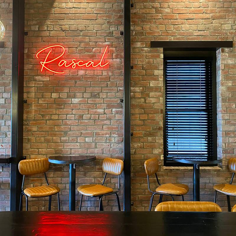 Rascal Bar Bar With Neon Sign