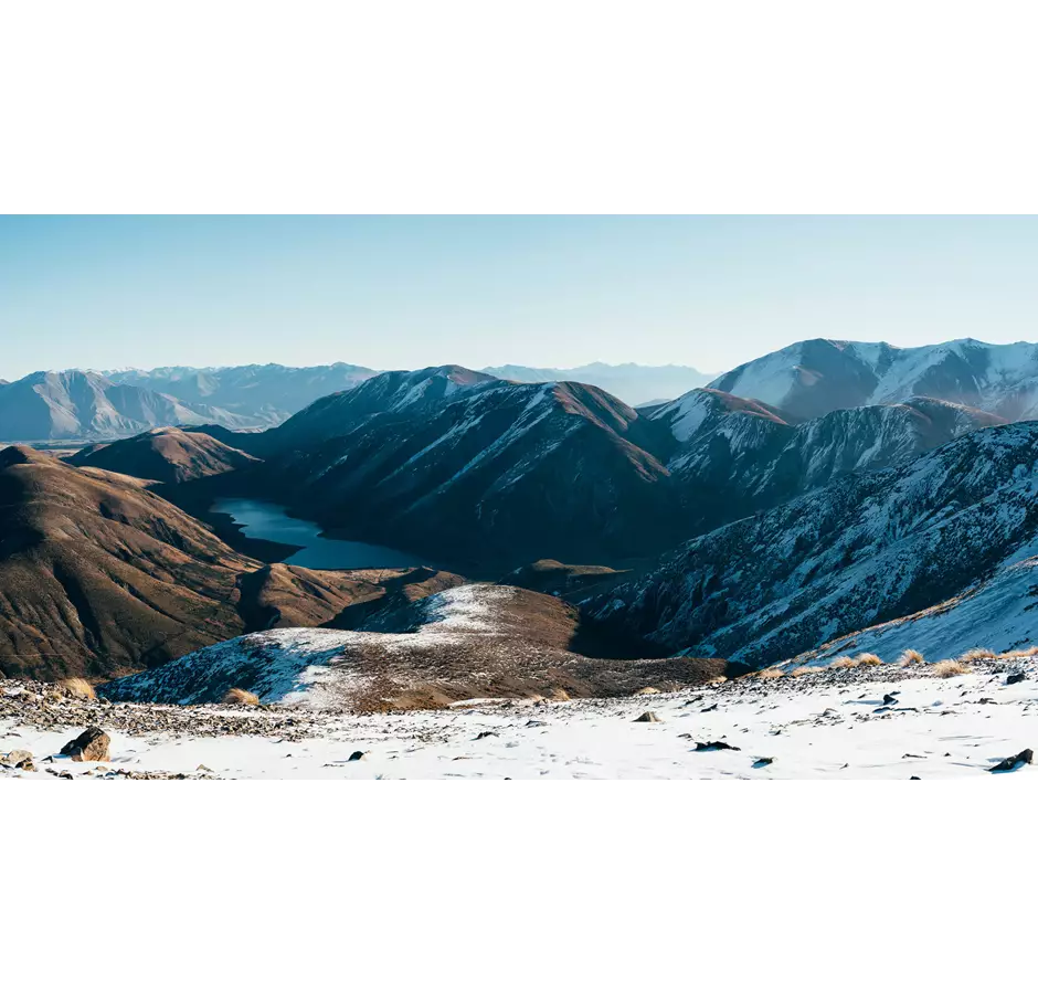 Foggy Peak Hike View Of Valley