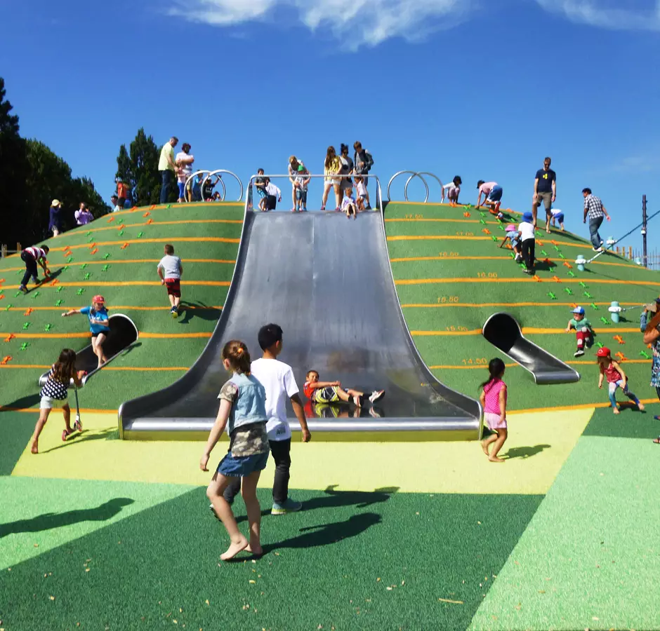 Christchurch Margaret Mahy Playground Slide