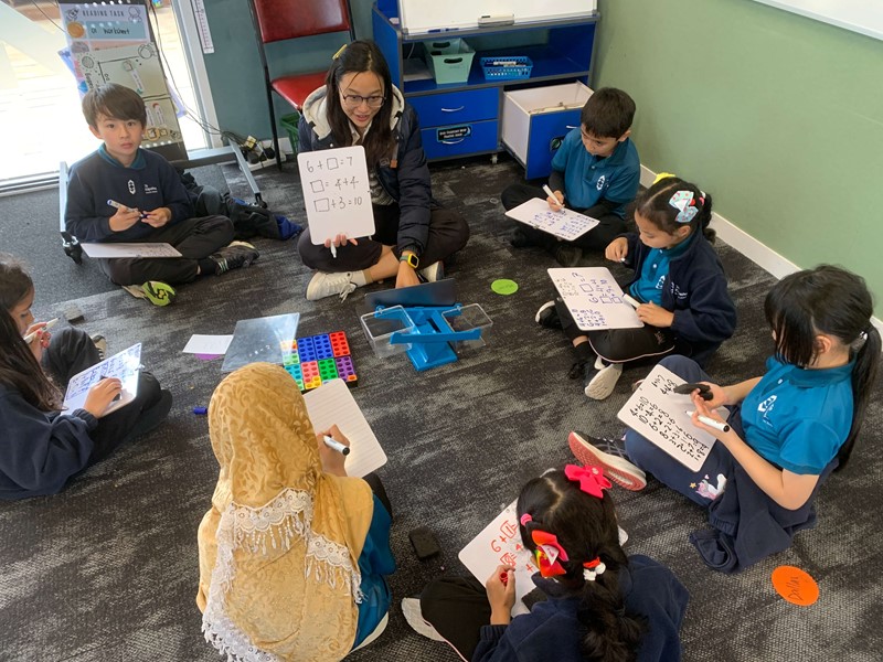 Students at Riccarton Primary School