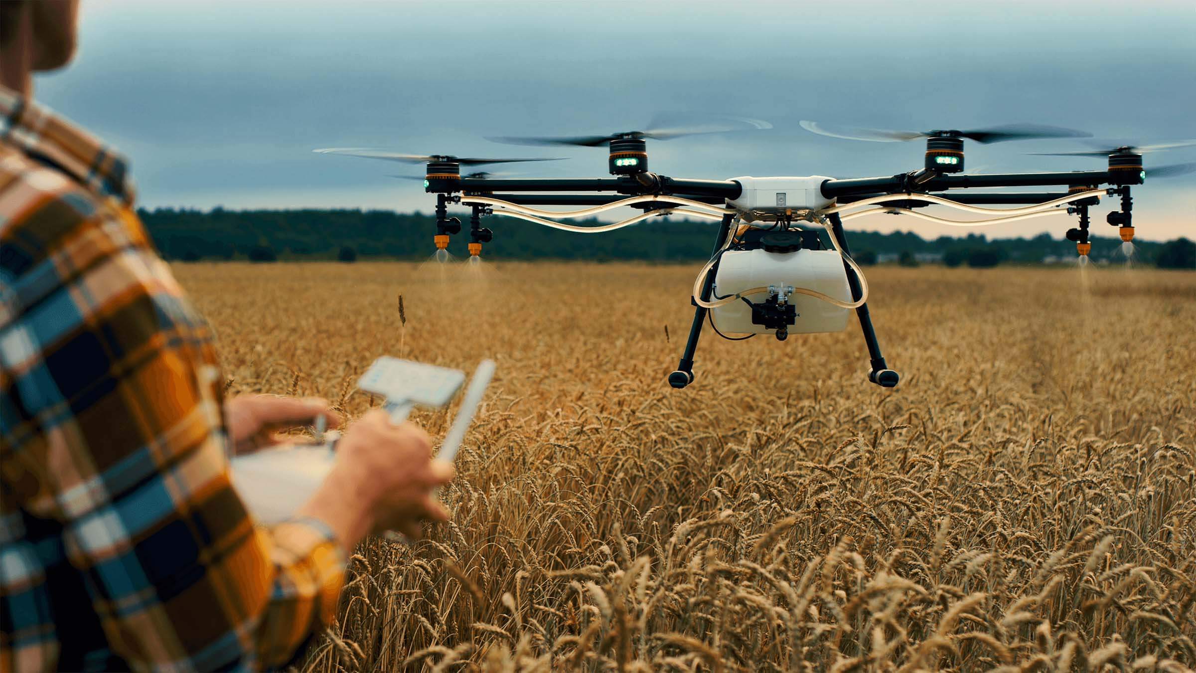 Drone on Farm