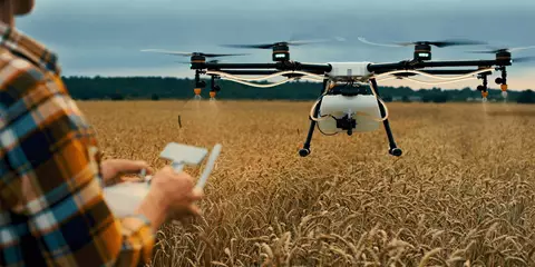 Drone on Farm