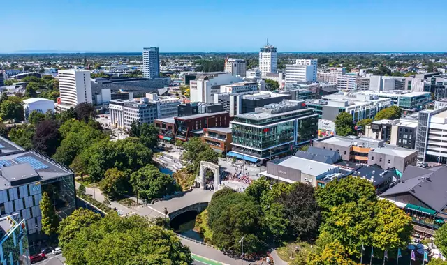 Christchurch Central City Aerial 