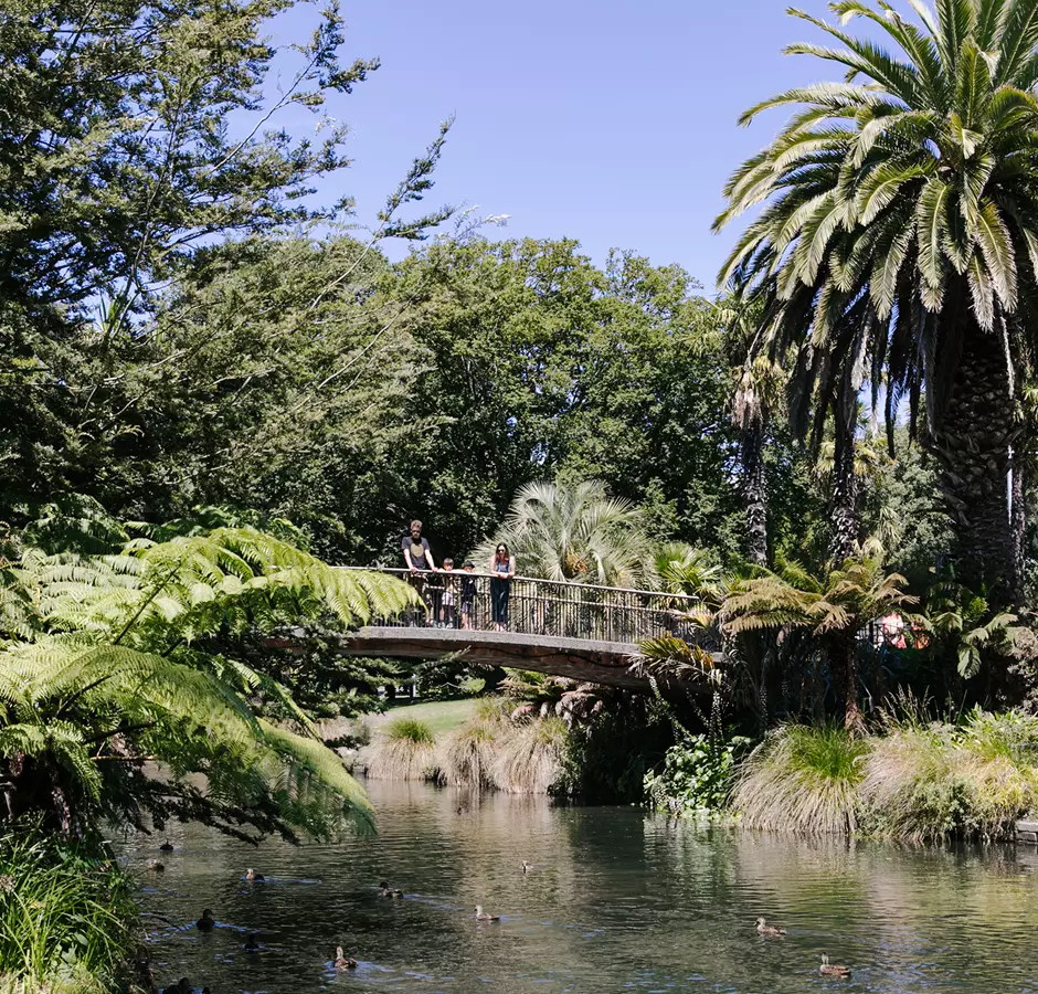 Christchurch Botanic Gardens Bridge