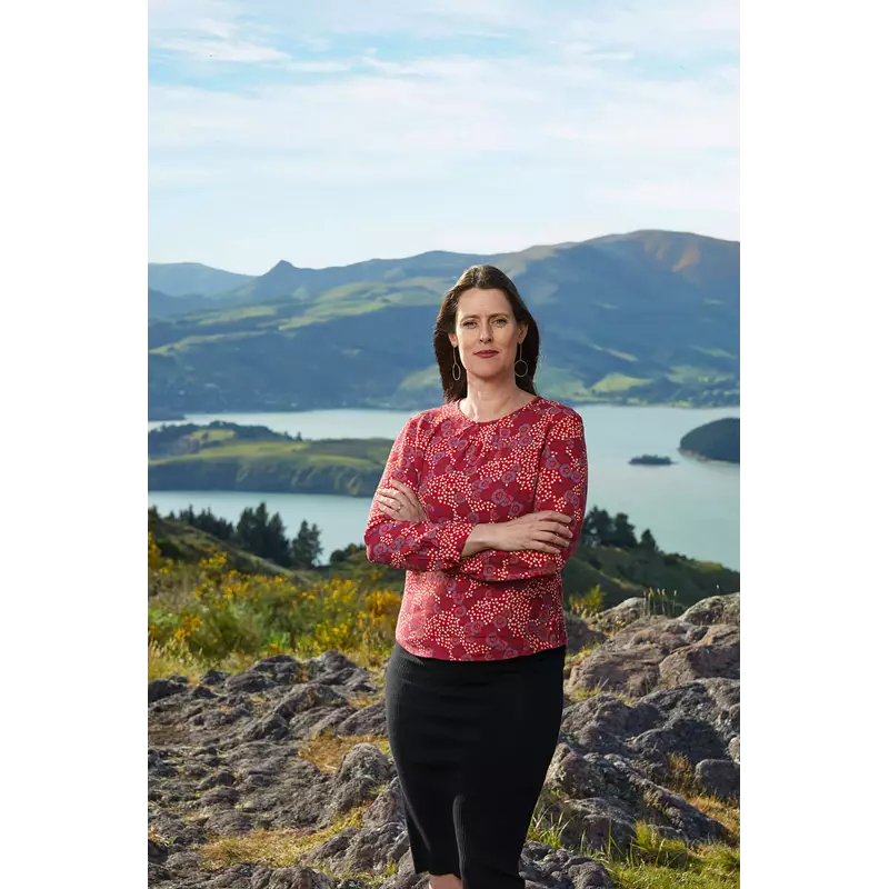 Joanna Norris on the Port Hills